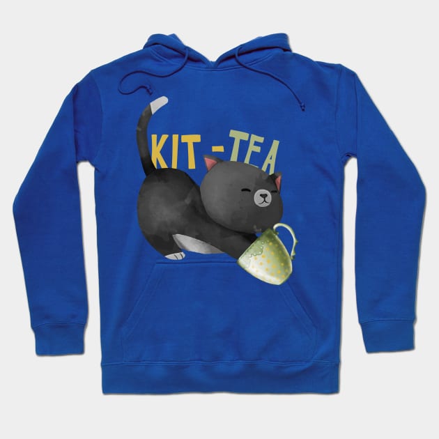 This is my favorite kit-tea shirt Hoodie by TeesByKimchi